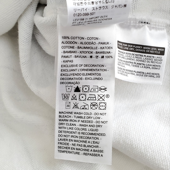 ♥️LEVI'S CROP TOP SIZE S New - Picture 7 of 9